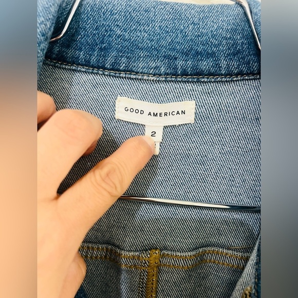 Good American denim jumpsuit, and it has a very clean, modern-utility vibe SZ 2 - Picture 12 of 16